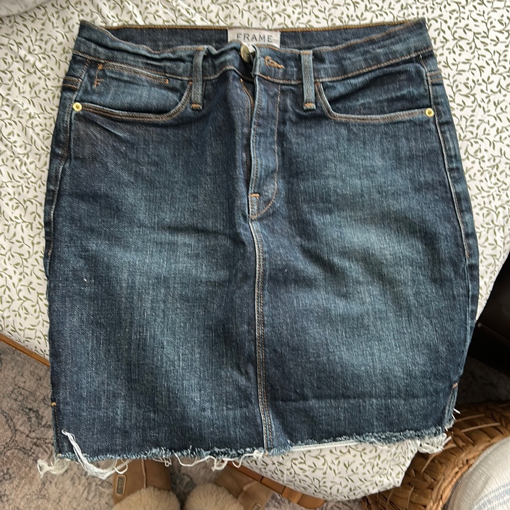 Frame Denim Jean skirt